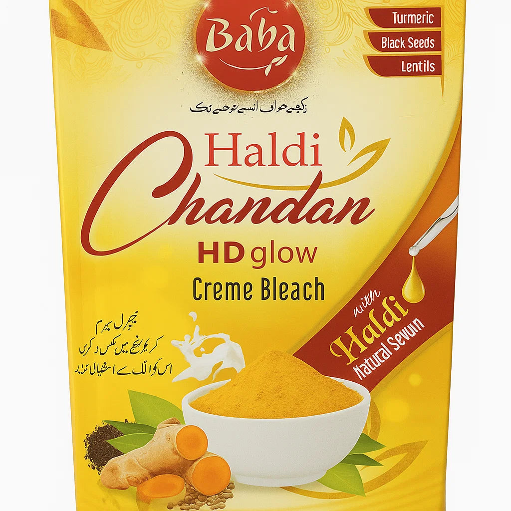 Baba Haldi Chandan Creme Bleach with Haldi Natural Serum