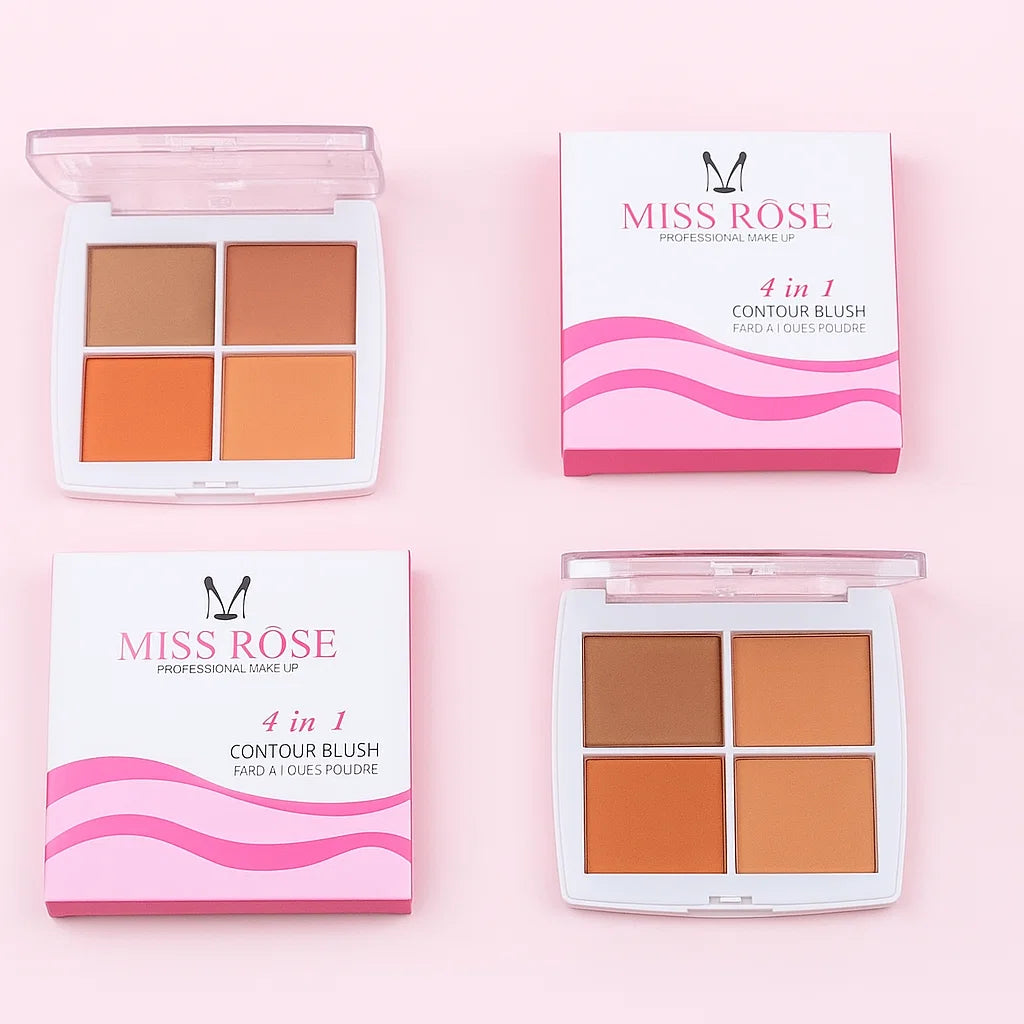 Miss Rose 4 in 1 Contour Palette