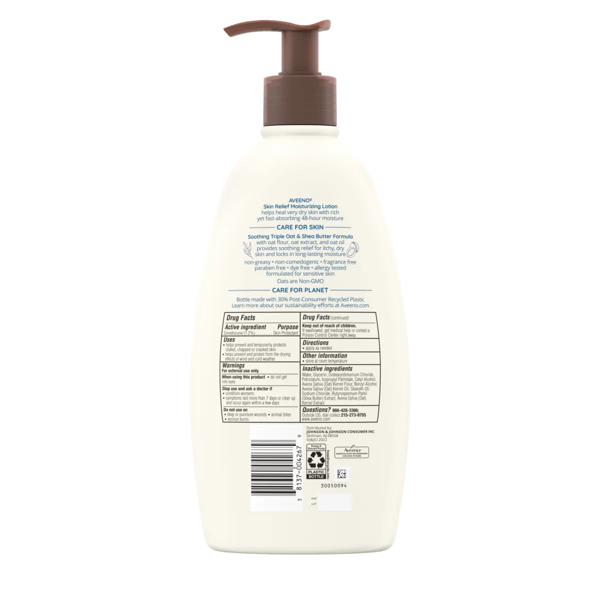 Aveeno Skin Relief Moisturizing Lotion For Very Dry, Sensitive Skin - 532ml