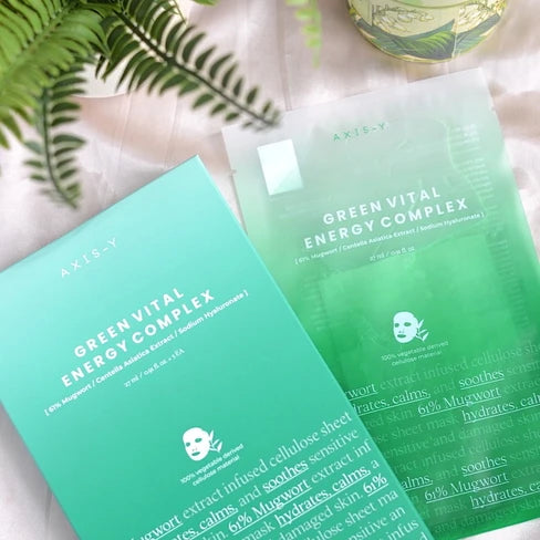 AXIS-Y Mugwort Green Vital Energy Complex Sheet Mask 27ml
