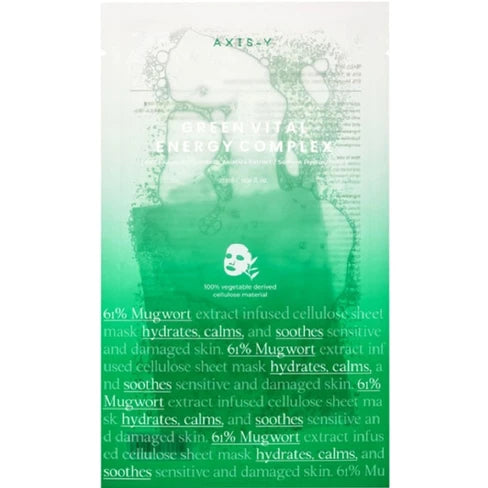 AXIS-Y Mugwort Green Vital Energy Complex Sheet Mask 27ml