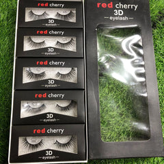 Pack of 10 Red Cherry Eye Lashes