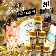 Lashing Beauty 24K Gold Facial Kit For All Skin Type