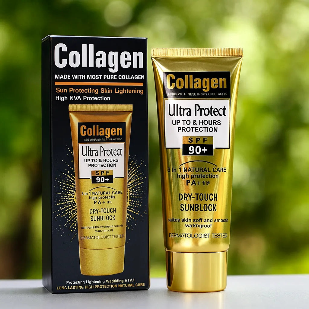 Fruit Of The Wokali Collagen Ultra Protect 3-in-1 Dry- Touch Sunblock – Ameena.pk