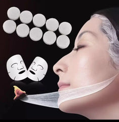 BIOAQUA Compressed Facial Toffee Face Sheet Mask - 50 Pcs