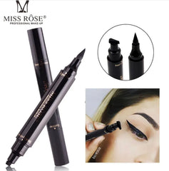 Miss Rose Liquid Black Eyeliner Pencil Quick Dry Waterproof With Stamp