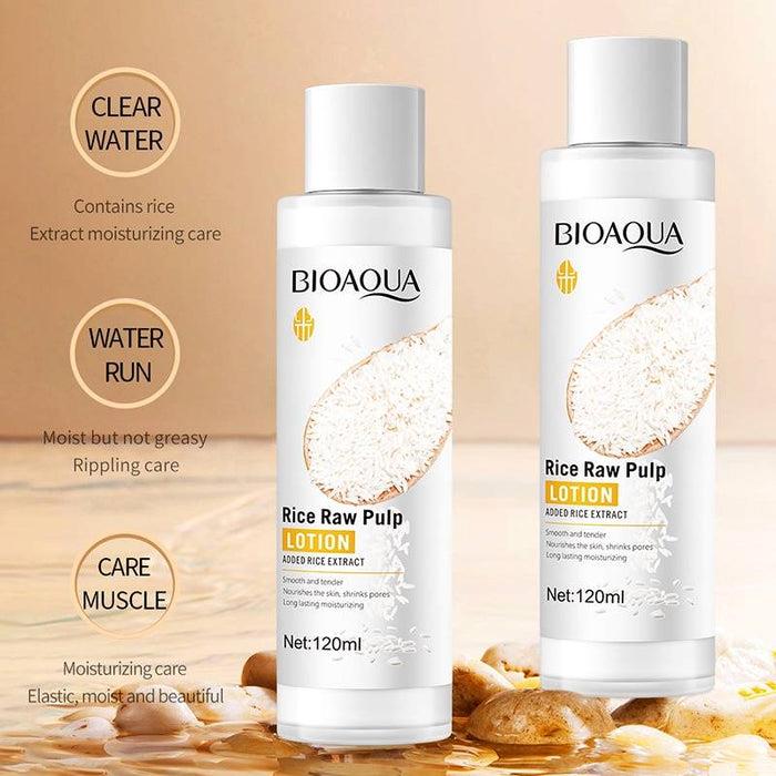 Bioaqua Rice Raw Pulp Lotion - 120ml