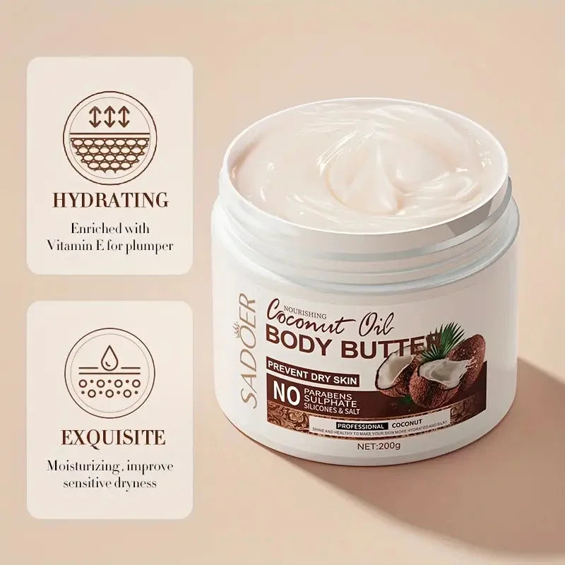 Sadoer Body Butter Coconut Cream 200g