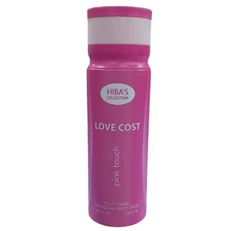 HIBA'S Collections Body Spray 200 ML Love Cost