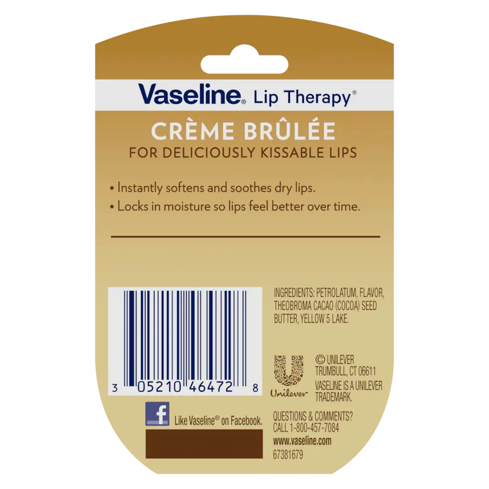 Vaseline Lip Therapy Lip Balm creme brulee 7g