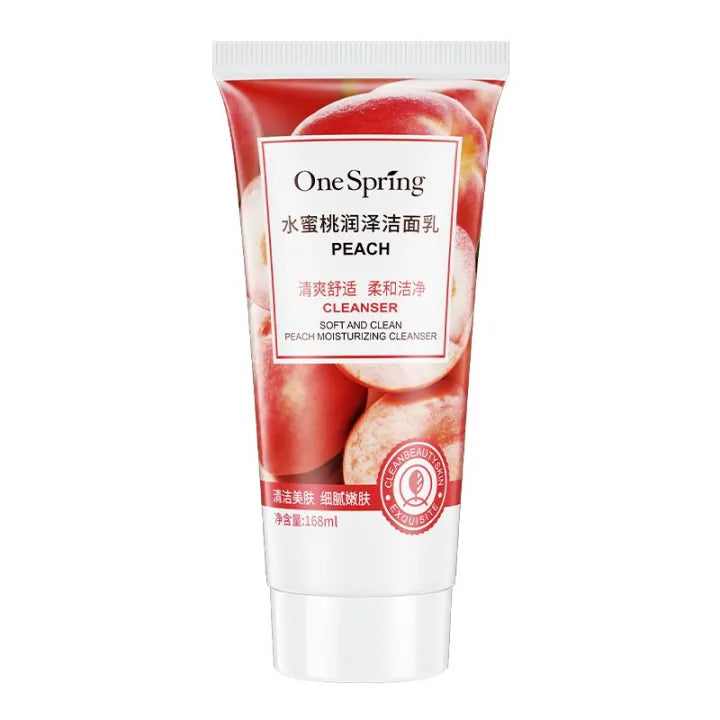 OneSpring Gentle Cleansing Peach Facial Cleanser