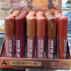 Huda Matte Me 6pc Matte Lip Gloss EACH Set