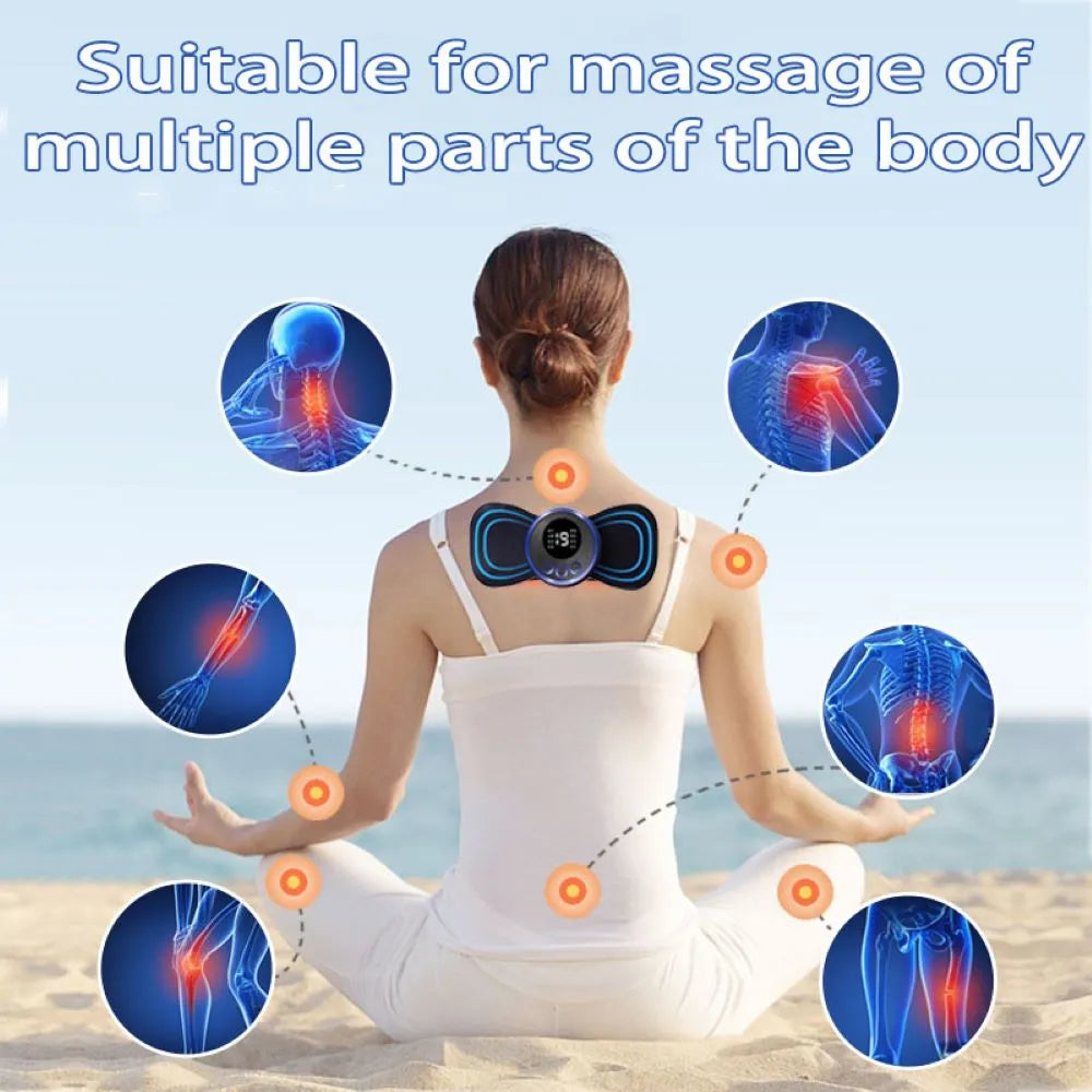 Electric EMS Cervical Back Muscle Pain Relief Mini Neck Massager