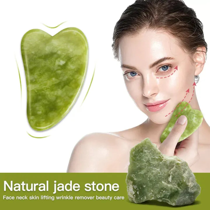 Natural Jade Guasha Scraper Anti-aging Anti-wrinkles