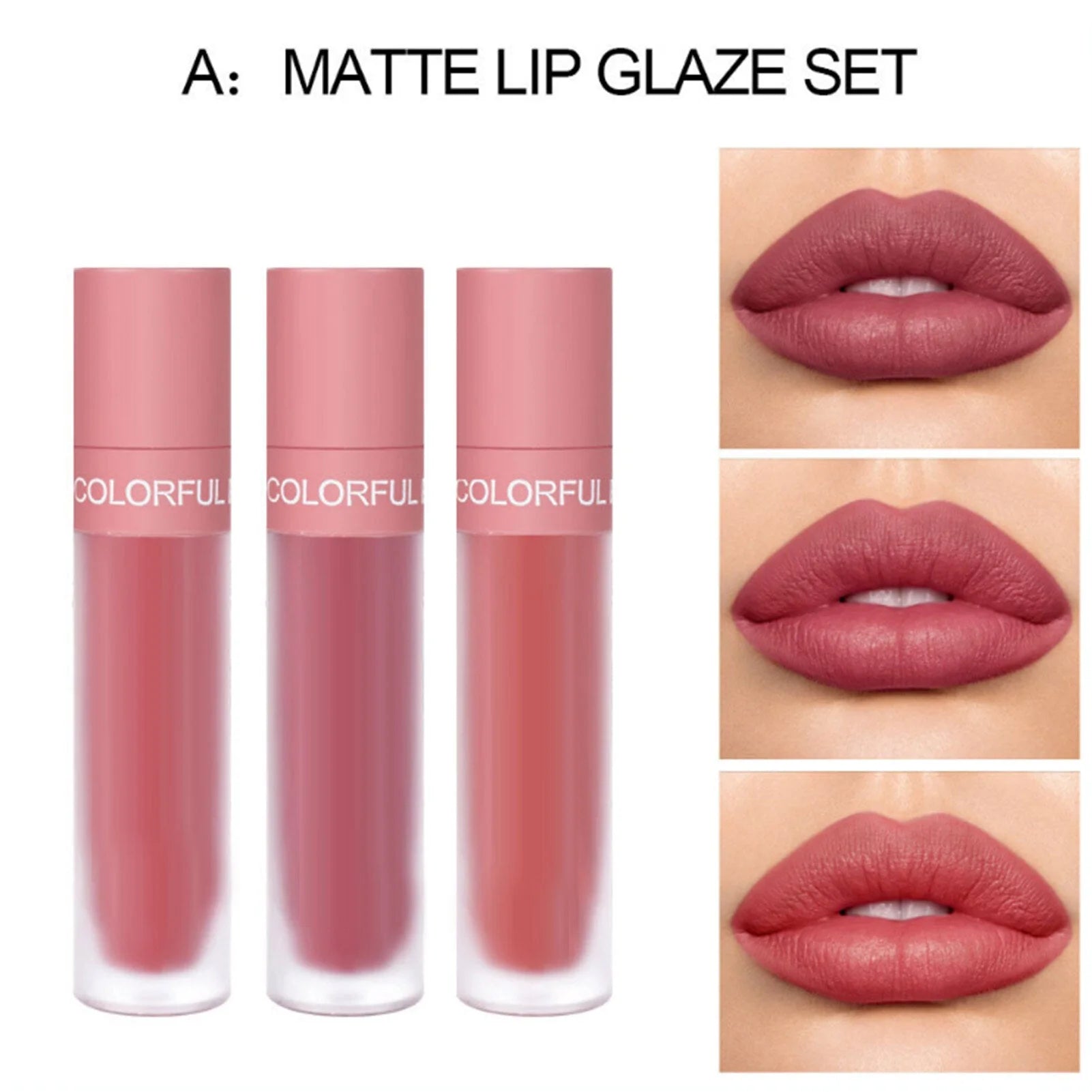 Dragon Ranee 3 Pcs High Quality Lipgloss Set