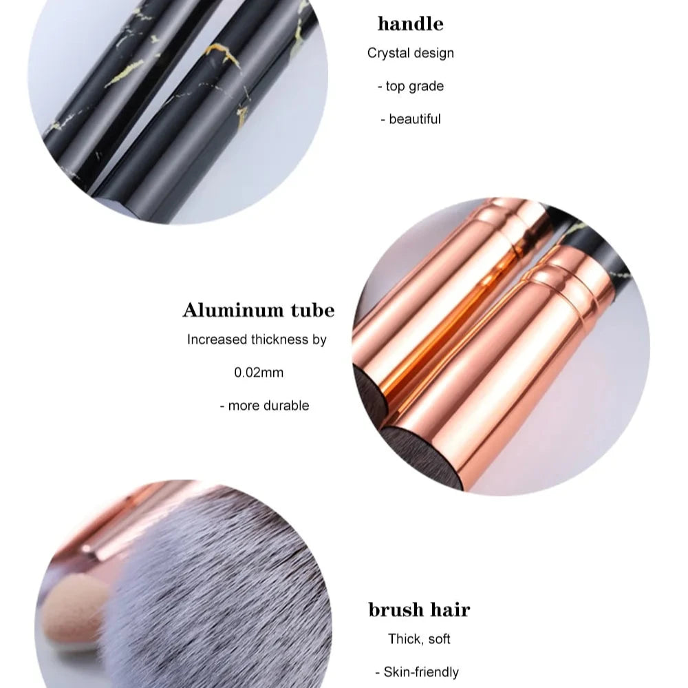 Marble High Quality Brush Set