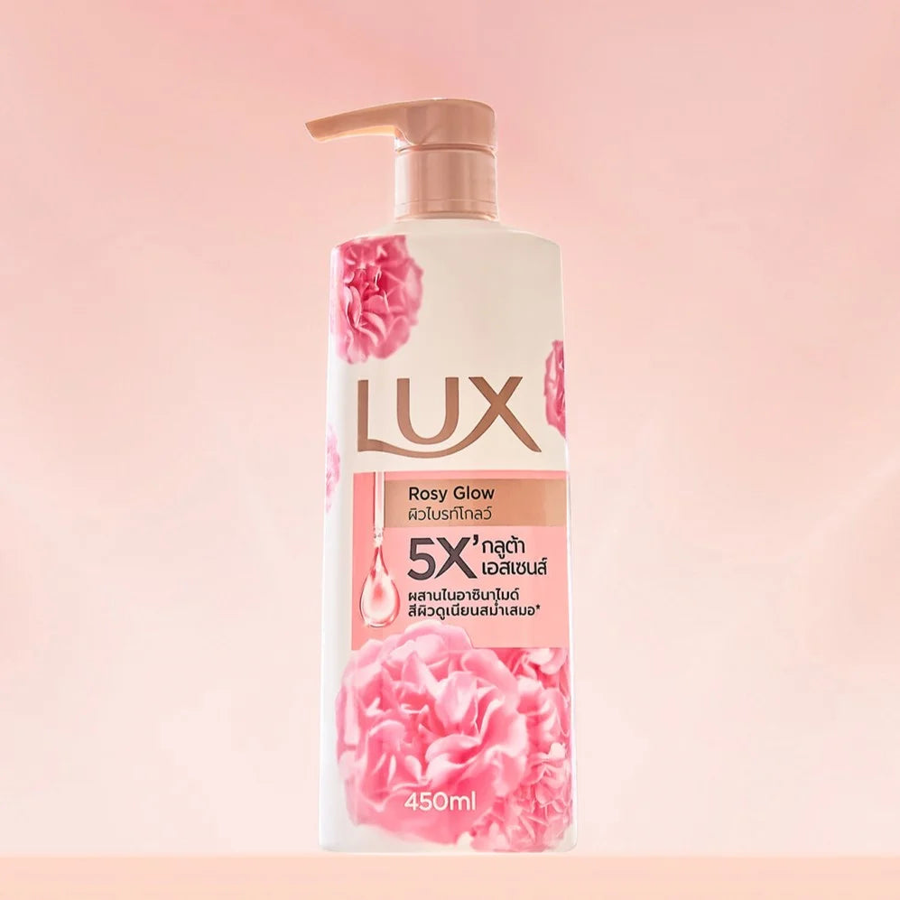 Lux Rosy Glow Fragrance Body Wash, 450ml