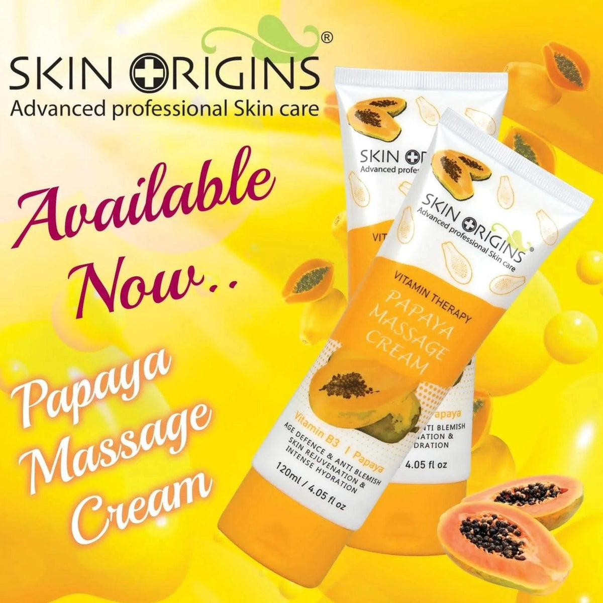 Skin Origins Papaya Massage Cream 120ml