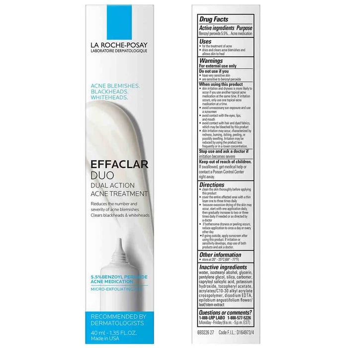 La Roche Posay Effaclar Duo Acne Spot Treatment 40ml