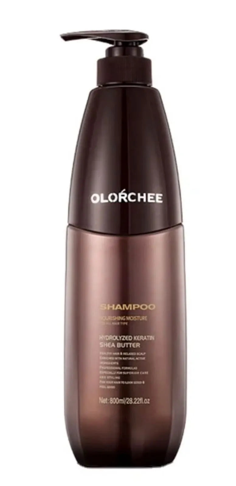 OLOŔCHEE Hydrolyzed Keratin Shea Butter Nourishing Moisture Shampoo For Dry Hair 300ML