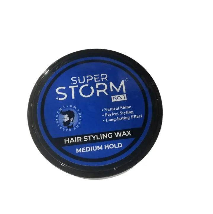 Super Storm Hair Styling wax Medium Hold NO 1