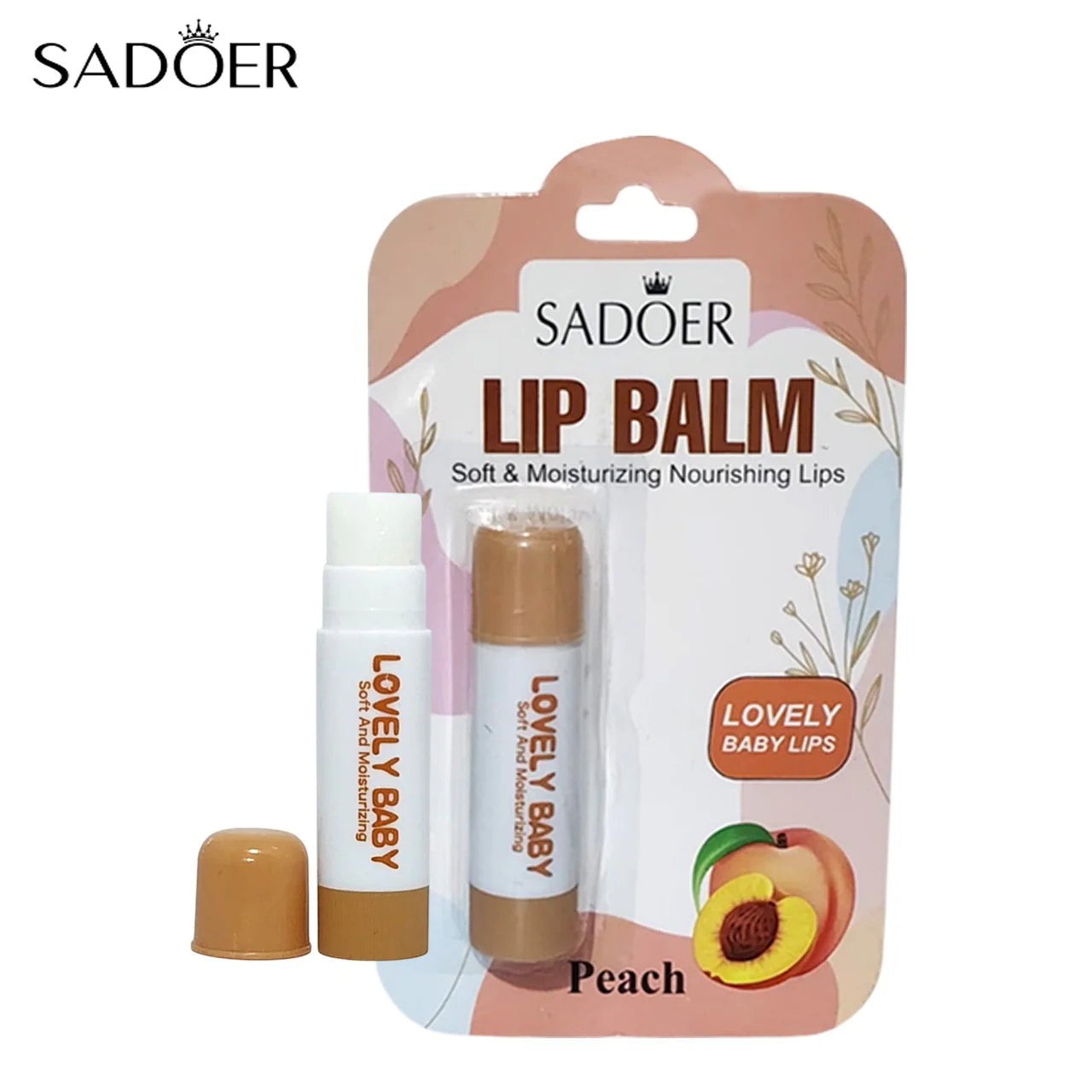 SADOER Lovely Lip Balm – Soft & Moisturizing Nourishing Lips