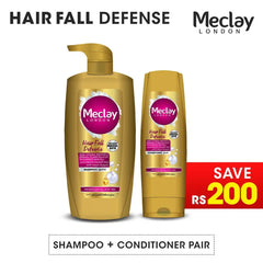 Meclay London Hair Fall Defense Shampoo 660ml + Conditioner Pair Box (Save Rupees 200)