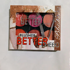 Rose Lady Blusher Palette Batter Cheek 6 in 1