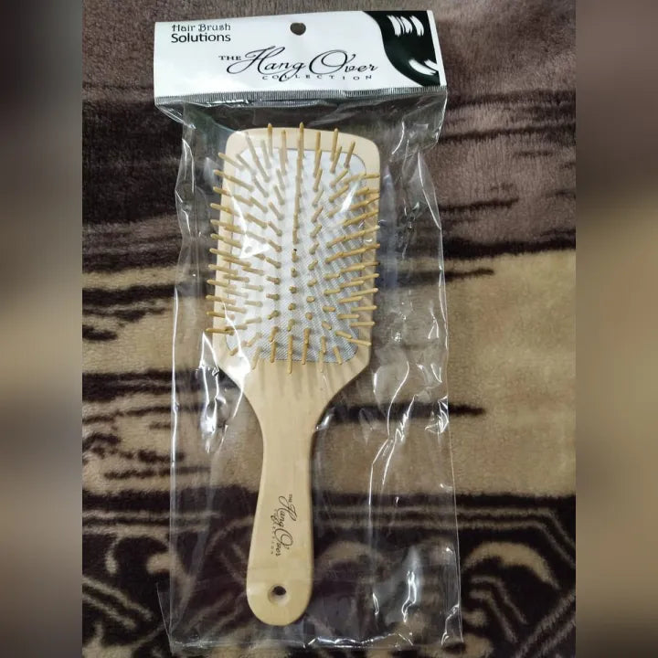 Wood Bristles Wooden Hair Brush