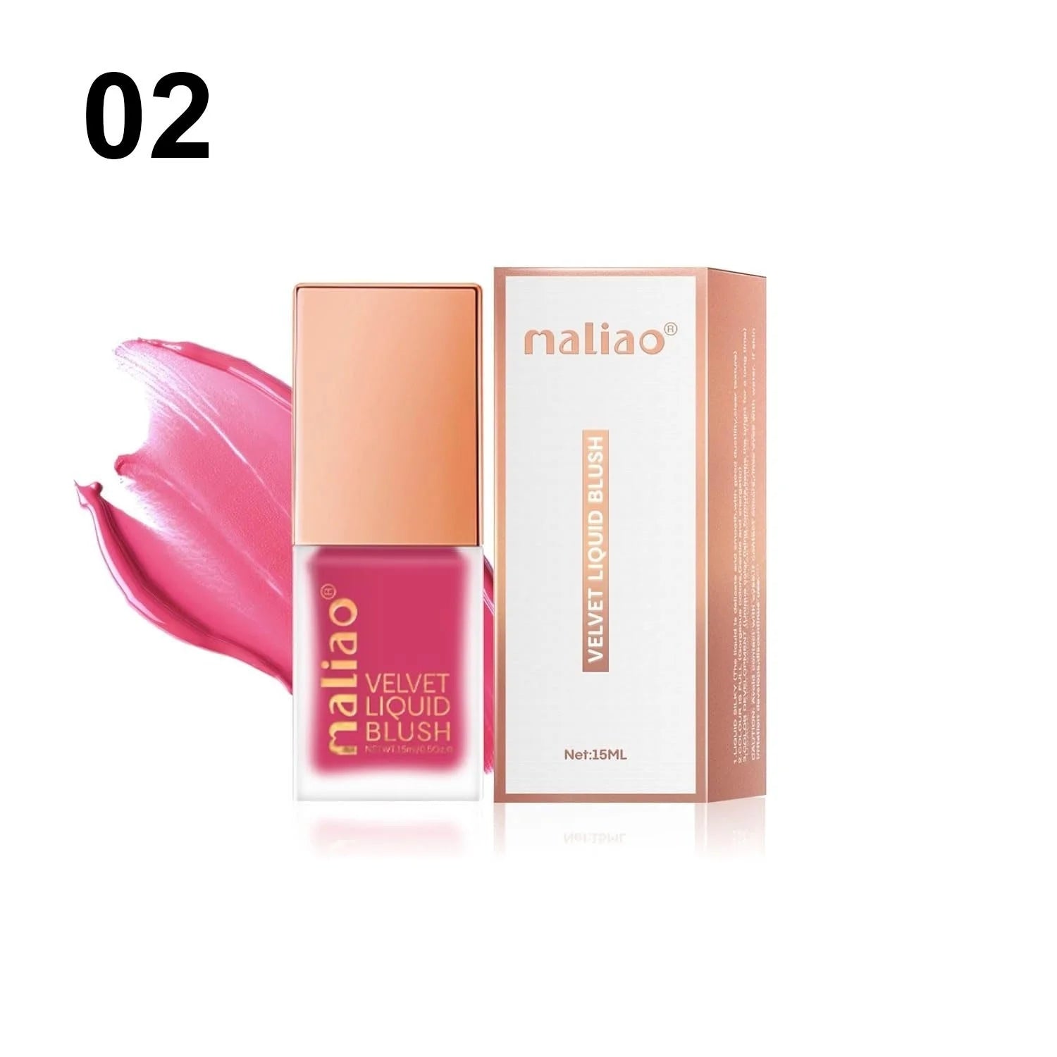 6 Pcs Maliao Velvet Liquid Blush