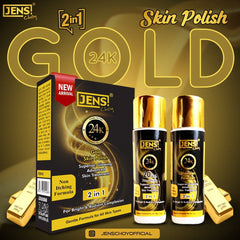 Jens Choy 2in1 24K Gold Glowing Skin Polish kit