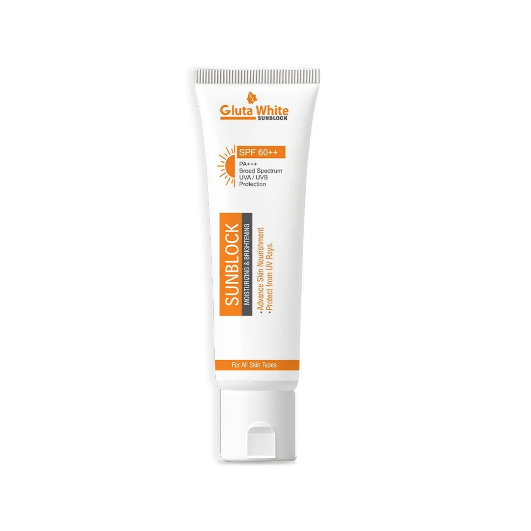 Gluta White Sun Block SPF-60 – 50gm