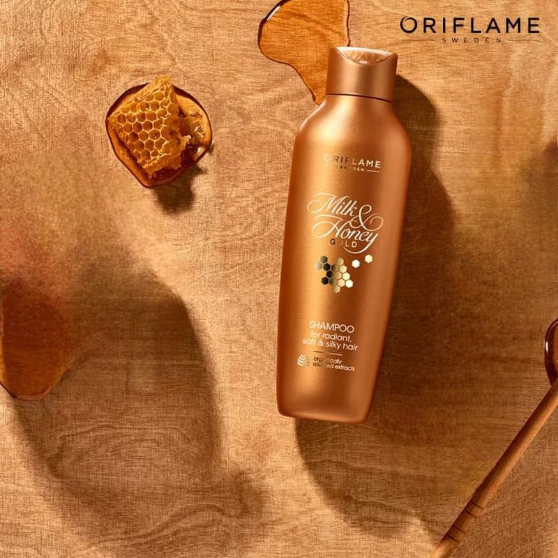 Oriflame Milk & Honey Gold Shampoo for Radiant Soft Silky Hair - 250ml