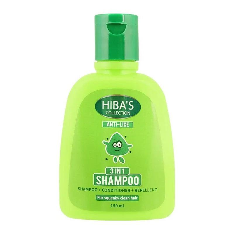 Hiba's Collection Anti Lice 3-In-1 Shampoo, 150ml