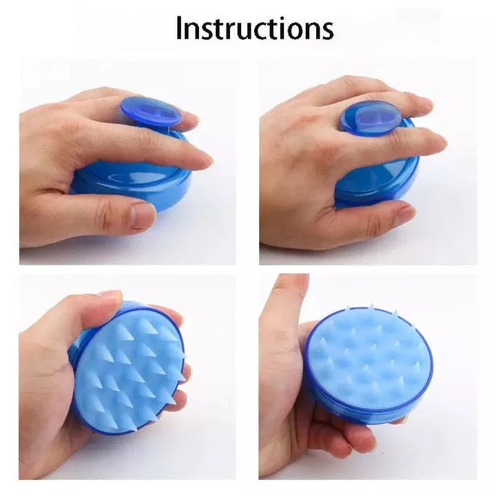 Portable Mini Silicone Hair Scalp Massage Comb