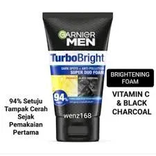 Garnier Face Wash Turbo Bright  Super Duo Foam Vitamin C 100Gm