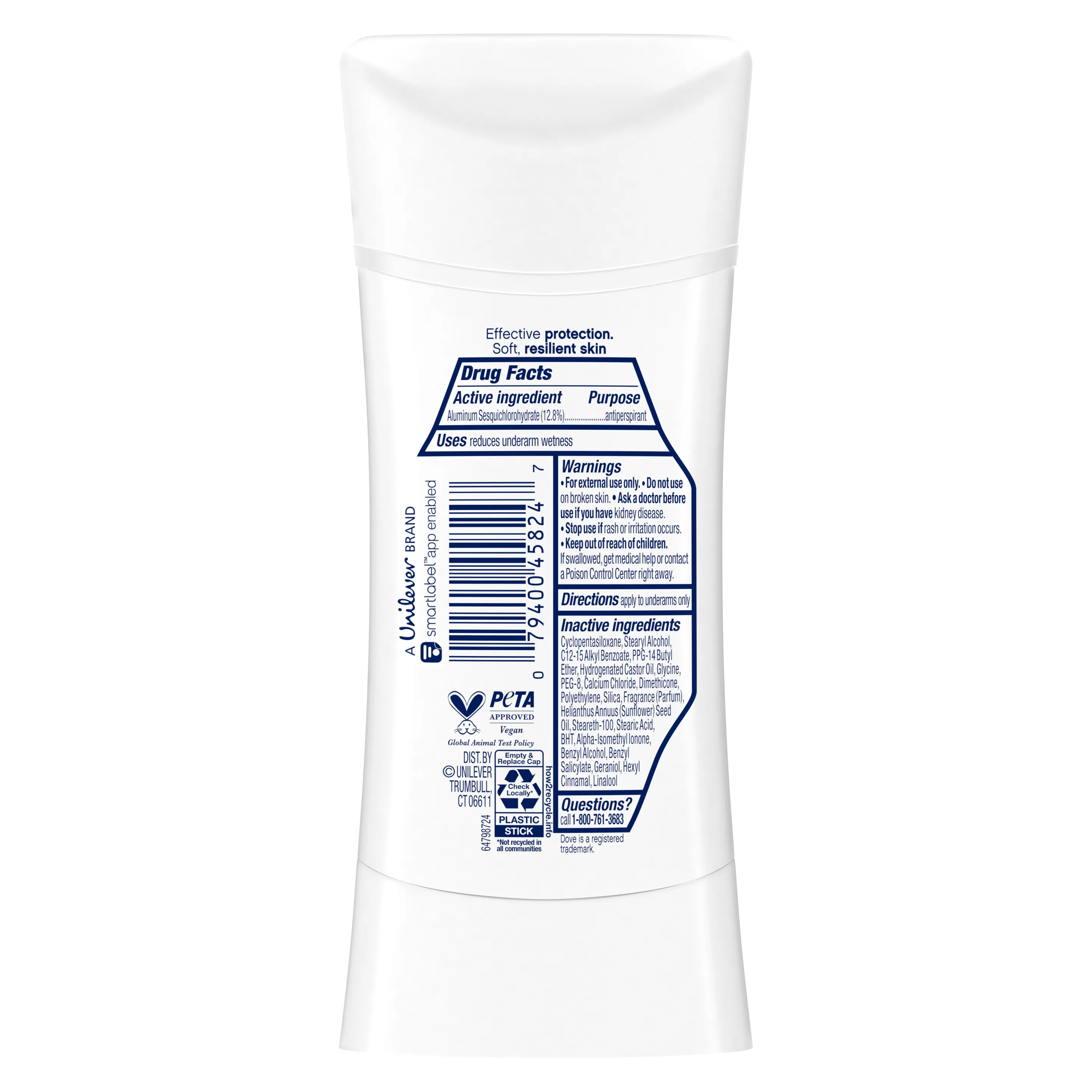 Dove Advanced Care Apple & White Tea Antiperspirant Deodorant Stick 74g