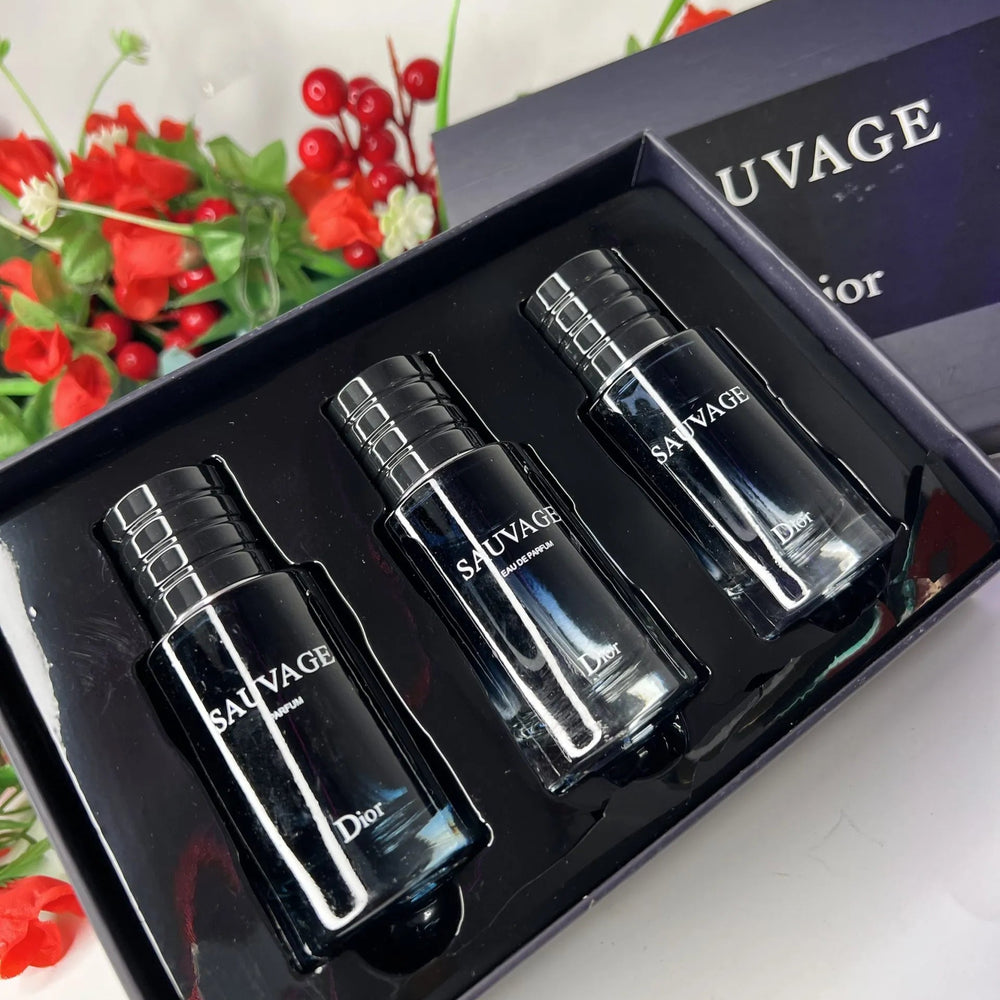 Dior Sauvage Gift Set for Men3-in-1 30ml Dubai 100% Original