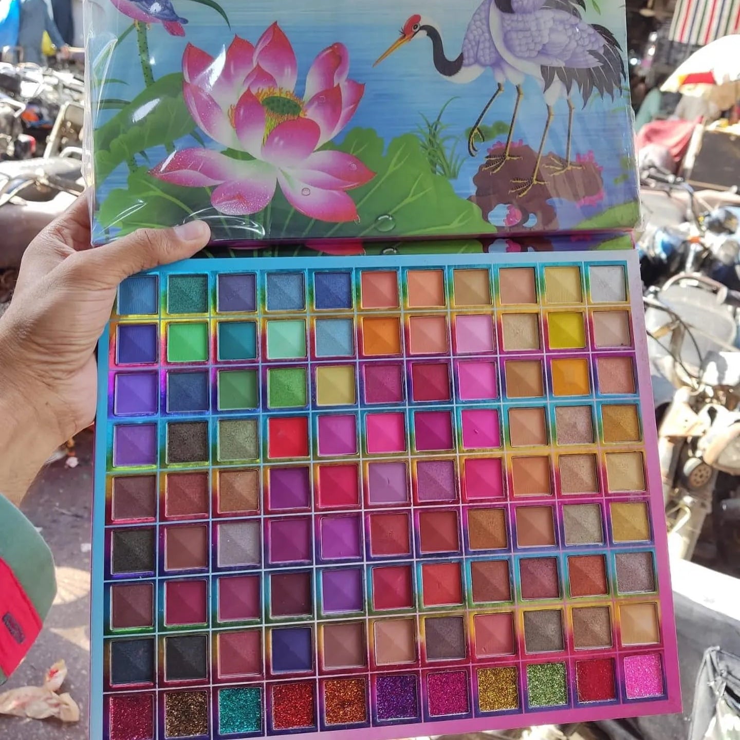 Romanky & Mini Queen Beauty Both Pigmented Eye Shadow Palette - 88 Colors