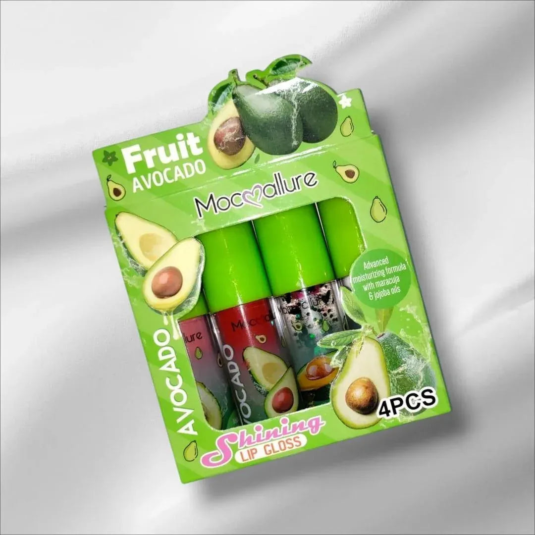 Mocallure Avocado Fruit Lip Gloss Set – 4 PCS