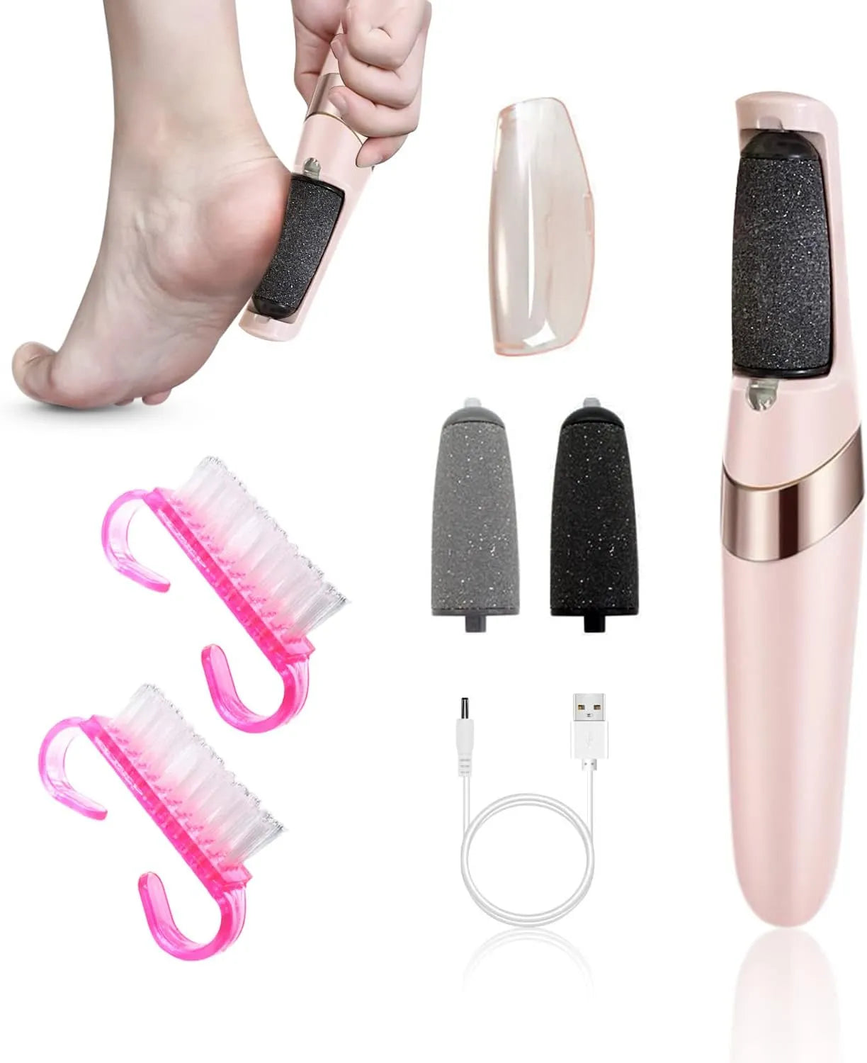Rechargeable Electric Foot Grinder