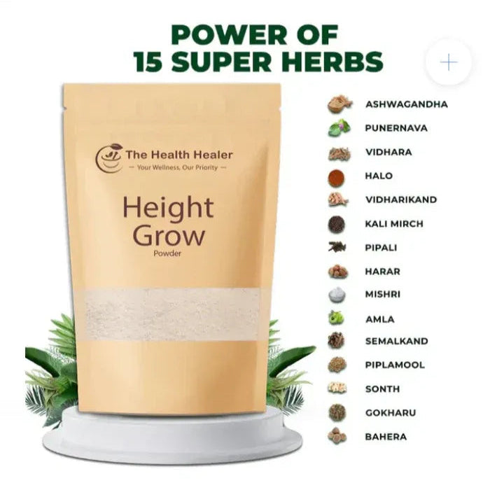 The Health Healer Height Grow Powder – Natural Height Booster