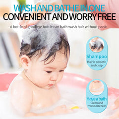 BIOAQUA Natural Organic Milk 2-In-1 Baby Shampoo and Body Wash