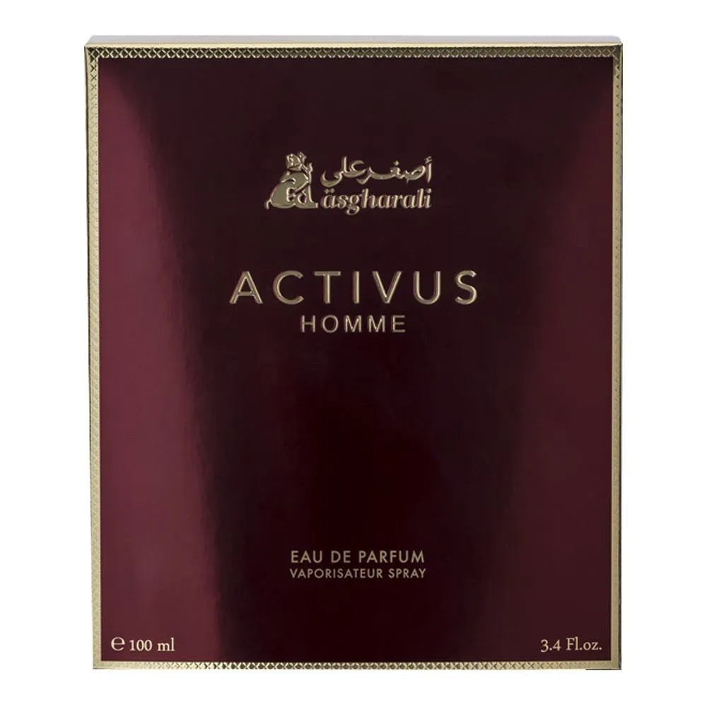 Asgharali Activus Homme Eau De Parfum, Fragrance For Men - 100ml
