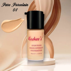 Kashee’s Eventone High Coverage Liquid Foundation-30ml