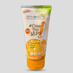 Skin Origins 3-in-1 Vitamin C Face Wash, Scrub & Mask