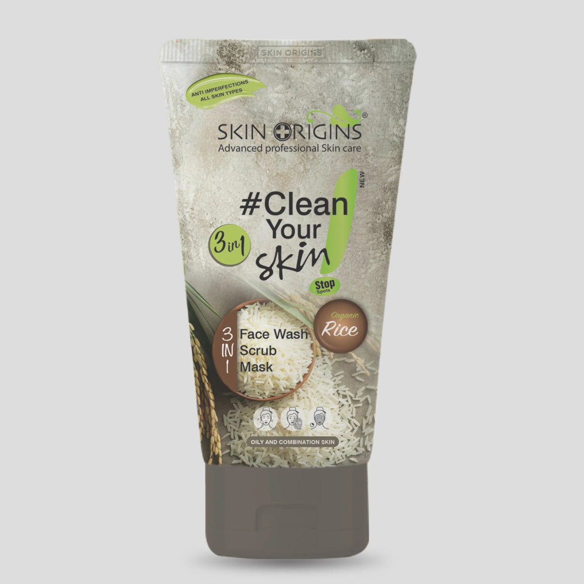 Skin Origins Organic Rice 3-in-1