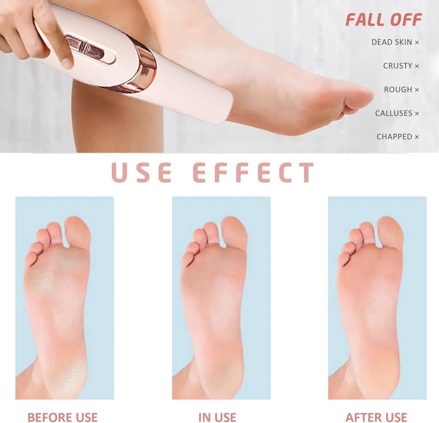 Rechargeable Electric Foot Grinder