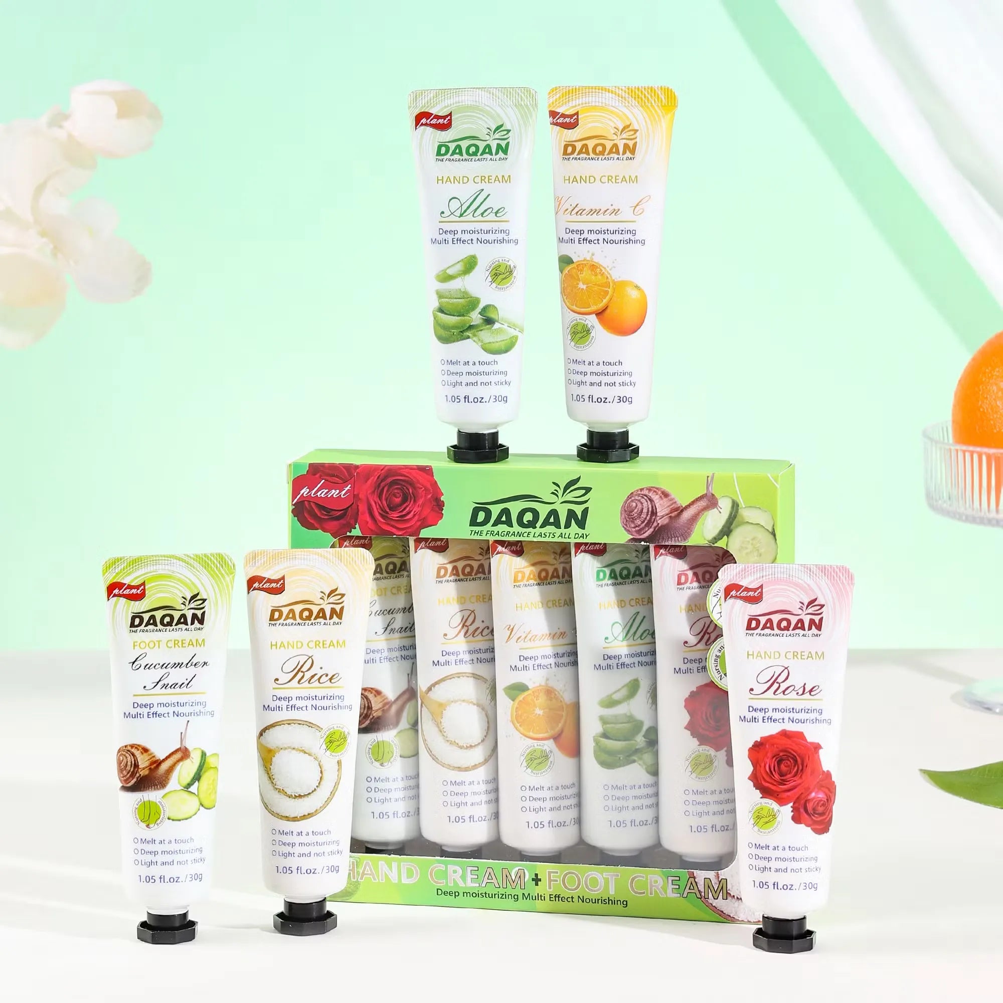 Daqan Hand & Foot Moisturizing Cream - Pack of 5