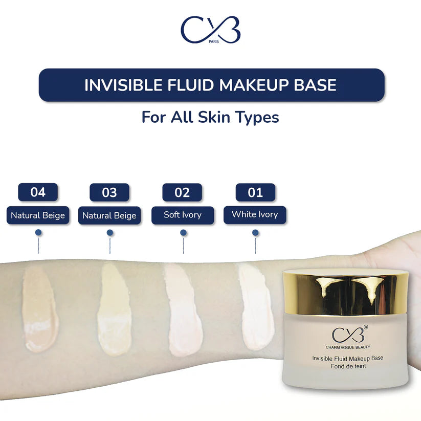 CVB Invisible Fluid Makeup Base Foundation 50ml